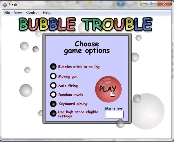 game bắn trứng - Bubble Trouble