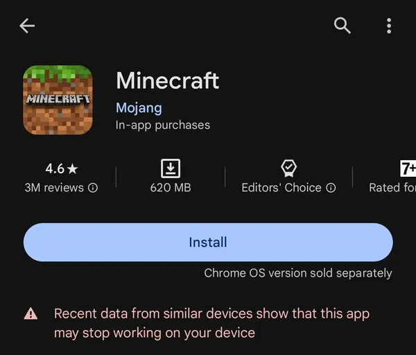 game offline android - Minecraft Pocket Edition