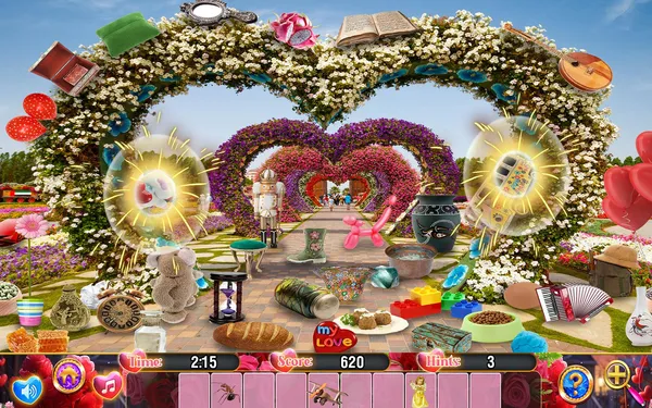 game valentine - Valentine's Day Hidden Objects